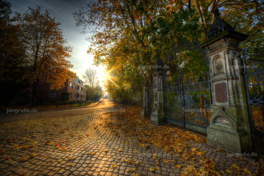 Wandbild Wilster im Herbst – Fotografie von Jan Grube als Leinwand, Acrylglas oder Poster